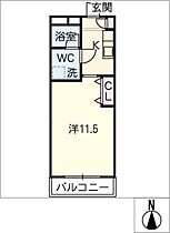 高社シティマンション  ｜ 愛知県名古屋市名東区高社1丁目（賃貸マンション1K・1階・33.25㎡） その2