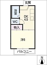 ハイツ本山  ｜ 愛知県名古屋市千種区稲舟通1丁目（賃貸アパート1DK・2階・21.01㎡） その2