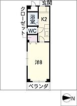 ハイツひなた  ｜ 愛知県名古屋市千種区西崎町1丁目（賃貸マンション1K・1階・24.93㎡） その2