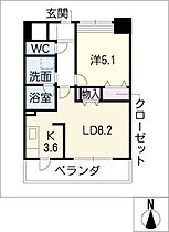 Ｃａｓａ　Ｖｅｒｄｅ　Ａｏｉ  ｜ 愛知県名古屋市東区葵2丁目（賃貸マンション1LDK・7階・42.16㎡） その2