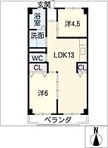 グランクレーア香南  ｜ 愛知県名古屋市名東区香南1丁目（賃貸マンション2LDK・3階・55.08㎡） その2