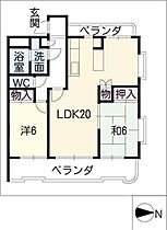 アップルコート  ｜ 愛知県名古屋市名東区高針原2丁目（賃貸マンション2LDK・2階・72.02㎡） その2