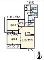 フェリオ  ｜ 愛知県名古屋市名東区本郷3丁目（賃貸マンション2LDK・2階・63.02㎡） その2