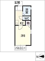 マルベリーII  ｜ 愛知県名古屋市名東区小池町（賃貸アパート1K・2階・20.25㎡） その2