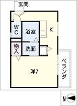 Ｔ・ｃａｓａ  ｜ 愛知県名古屋市名東区宝が丘（賃貸アパート1R・2階・27.20㎡） その2