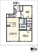 Ｌａｐａｎ　Ｂｅｌａｓ  ｜ 愛知県尾張旭市南新町中畑（賃貸マンション2LDK・1階・64.84㎡） その2