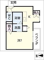 Ｔ・ｃａｓａ  ｜ 愛知県名古屋市名東区宝が丘（賃貸アパート1R・1階・27.20㎡） その2