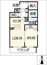 ゼフォール吹上  ｜ 愛知県名古屋市昭和区車田町2丁目（賃貸マンション1LDK・1階・48.70㎡） その2