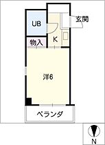 フォーブル御器所  ｜ 愛知県名古屋市昭和区天神町2丁目（賃貸マンション1K・4階・15.00㎡） その2