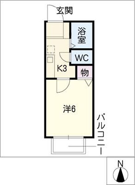 ａｉｌｅ　ｍｏｔｏｙａｇｏｔｏ ｜愛知県名古屋市天白区元八事5丁目(賃貸アパート1K・1階・19.61㎡)の写真 その2