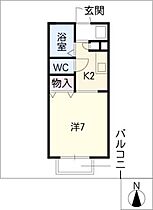 パセオ萩原  ｜ 愛知県名古屋市昭和区萩原町2丁目（賃貸アパート1K・2階・23.18㎡） その2