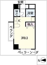 サクセス川原  ｜ 愛知県名古屋市昭和区川原通1丁目（賃貸マンション1K・3階・24.48㎡） その2