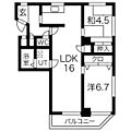 アビタマルフク3階6.3万円