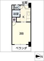 岡田第1ビル  ｜ 愛知県名古屋市瑞穂区田辺通3丁目（賃貸マンション1K・2階・25.00㎡） その2