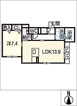 Ａｒｃａｄｉａ  ｜ 愛知県名古屋市南区駈上1丁目（賃貸マンション1LDK・1階・57.01㎡） その2