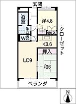 パークアドレス瑞穂  ｜ 愛知県名古屋市瑞穂区内方町1丁目（賃貸マンション2LDK・2階・54.54㎡） その2