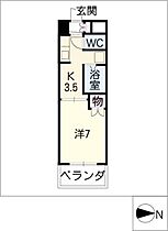 美谷ハイツ柵下  ｜ 愛知県名古屋市南区柵下町2丁目（賃貸マンション1K・4階・24.08㎡） その2