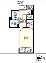 ヴィラ　シャコンヌ  ｜ 愛知県名古屋市瑞穂区苗代町（賃貸マンション1K・1階・33.34㎡） その2