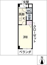 御剣ハイツ  ｜ 愛知県名古屋市瑞穂区堀田通1丁目（賃貸マンション1K・1階・24.64㎡） その2