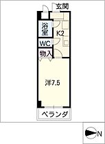 アーバンビル早川  ｜ 愛知県日進市赤池2丁目（賃貸マンション1K・2階・24.15㎡） その2