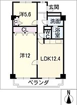 シティ・ライフ平針　203号室  ｜ 愛知県名古屋市天白区平針1丁目（賃貸マンション2LDK・2階・70.12㎡） その2