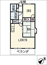 ラ・キャッスル21原II 202 ｜ 愛知県名古屋市天白区原3丁目402-1（賃貸マンション2LDK・2階・58.00㎡） その2