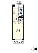 ヴューヒルス植田  ｜ 愛知県名古屋市天白区元植田2丁目（賃貸マンション1K・3階・24.30㎡） その2