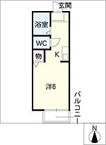 プチシャトー植田  ｜ 愛知県名古屋市天白区植田1丁目（賃貸アパート1R・2階・20.25㎡） その2