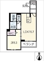 ペルテ植田  ｜ 愛知県名古屋市天白区植田3丁目（賃貸マンション1LDK・4階・58.01㎡） その2