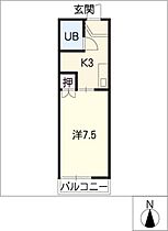 フォーレストヒルズ  ｜ 愛知県名古屋市天白区植田1丁目（賃貸アパート1K・2階・21.87㎡） その2