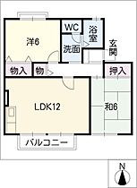 ヴォーヌンク植田  ｜ 愛知県名古屋市天白区梅が丘1丁目（賃貸アパート2LDK・2階・55.45㎡） その2