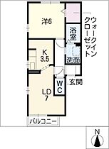 パルテール　ＹＯＵ  ｜ 愛知県名古屋市天白区西入町（賃貸アパート1LDK・1階・41.26㎡） その2