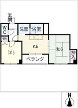 ＡＲＴ　ＳＱＵＡＲＥ  ｜ 岐阜県岐阜市金町1丁目（賃貸マンション2K・4階・40.66㎡） その2