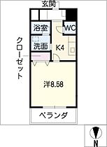 Ｃａｓｔｌｅ　Ｈｉｌｌｓ柳ヶ瀬  ｜ 岐阜県岐阜市神田町3丁目（賃貸マンション1K・10階・29.52㎡） その2