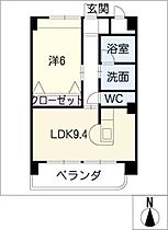 Ｔ’ｓ　ｉｏｒｉ  ｜ 岐阜県岐阜市庵町（賃貸マンション1LDK・3階・40.02㎡） その2