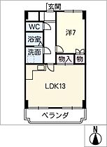 エトランゼ岐阜  ｜ 岐阜県岐阜市柳森町1丁目（賃貸マンション1LDK・1階・51.52㎡） その2