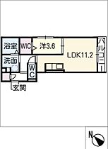 Ｄ－ＲＯＯＭ本荘ＥＡＳＴ  ｜ 岐阜県岐阜市本荘町（賃貸アパート1LDK・1階・40.24㎡） その2