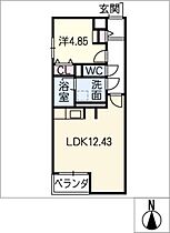 ＣｈａｒｍｅＣｏｕｒｔ  ｜ 岐阜県岐阜市長住町10丁目（賃貸マンション1LDK・4階・42.66㎡） その2