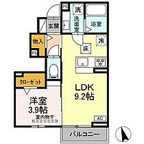 Casa arca 101 ｜ 岐阜県岐阜市加納鉄砲町3丁目60番の一部(地番)（賃貸アパート1LDK・1階・33.66㎡） その1