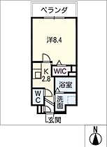 メゾン加納栄町通Ｅ  ｜ 岐阜県岐阜市加納栄町通4丁目（賃貸マンション1K・4階・28.74㎡） その2