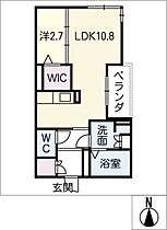 リオリエント　コンフォーザ  ｜ 岐阜県岐阜市加納本町4丁目（賃貸マンション1LDK・2階・38.27㎡） その2