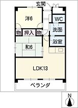 Ａｘｉｓ12  ｜ 岐阜県羽島市竹鼻町狐穴（賃貸マンション2LDK・3階・59.50㎡） その2