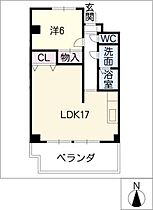 シーバンス  ｜ 岐阜県岐阜市江添2丁目（賃貸マンション1LDK・1階・50.11㎡） その2