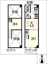 パルケ21  ｜ 岐阜県本巣郡北方町小柳2丁目（賃貸マンション2K・5階・43.10㎡） その2