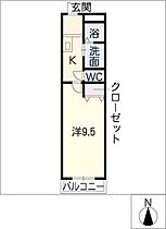 メゾン永遠  ｜ 岐阜県羽島郡笠松町円城寺（賃貸マンション1K・2階・28.88㎡） その2