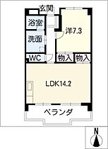 レジデンス・スギエ  ｜ 岐阜県岐阜市芋島1丁目（賃貸マンション1LDK・1階・50.15㎡） その2