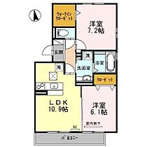 Dーroom北一色 101 ｜ 岐阜県岐阜市北一色10丁目1番2（賃貸アパート2LDK・1階・58.37㎡） その2