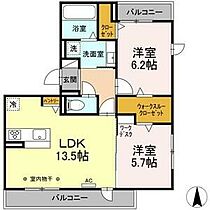 ローザセレスト　II II301 ｜ 岐阜県羽島郡岐南町若宮地3丁目142番（賃貸アパート2LDK・3階・60.53㎡） その24