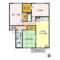 プレミールカドマ 202 ｜ 岐阜県羽島郡笠松町門間544-2（賃貸アパート3LDK・2階・70.39㎡） その2