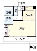 メゾン川崎  ｜ 岐阜県岐阜市切通4丁目（賃貸マンション1DK・3階・36.00㎡） その2